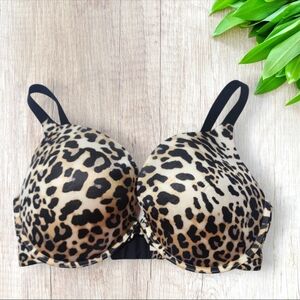 Secret Treasures Animal Print Leopard Wire Bra Size 40DDD